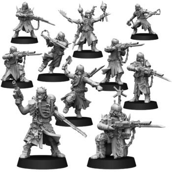 RENEGADE DIVISION HERETIC SQUAD WITH LASGUN (10U)