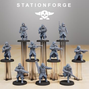 GRIM GUARD INFANTRY WITH LASGUNS (10U)