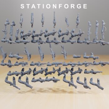 GRIM GUARD INFANTRY LASGUN SET (10U)