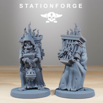 SCAVENGER CULTIST WITH CANDLE HOLDER