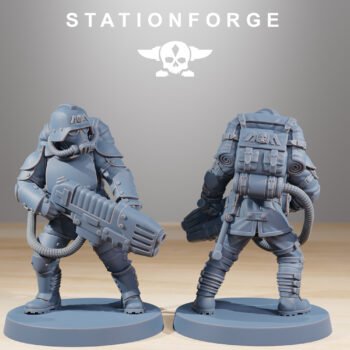 GRIM GUARD IRONCLADS VETERAN WITH PLASMA GUN
