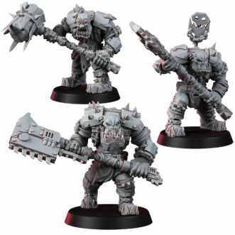 MALICIOUS ORC SERG WITH HEAVY WEAPONS
