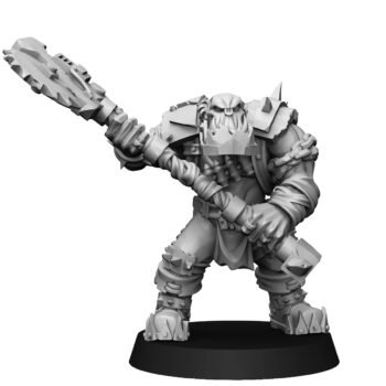 ORC SERG WITH TEARING AXE