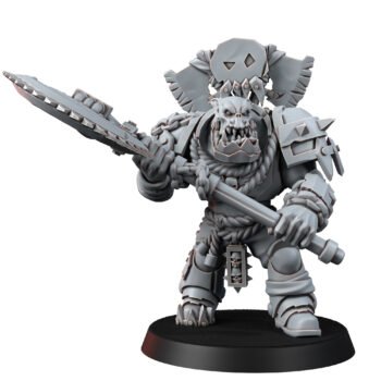 ORC MEGABOSS IN LOOTED ARMOUR