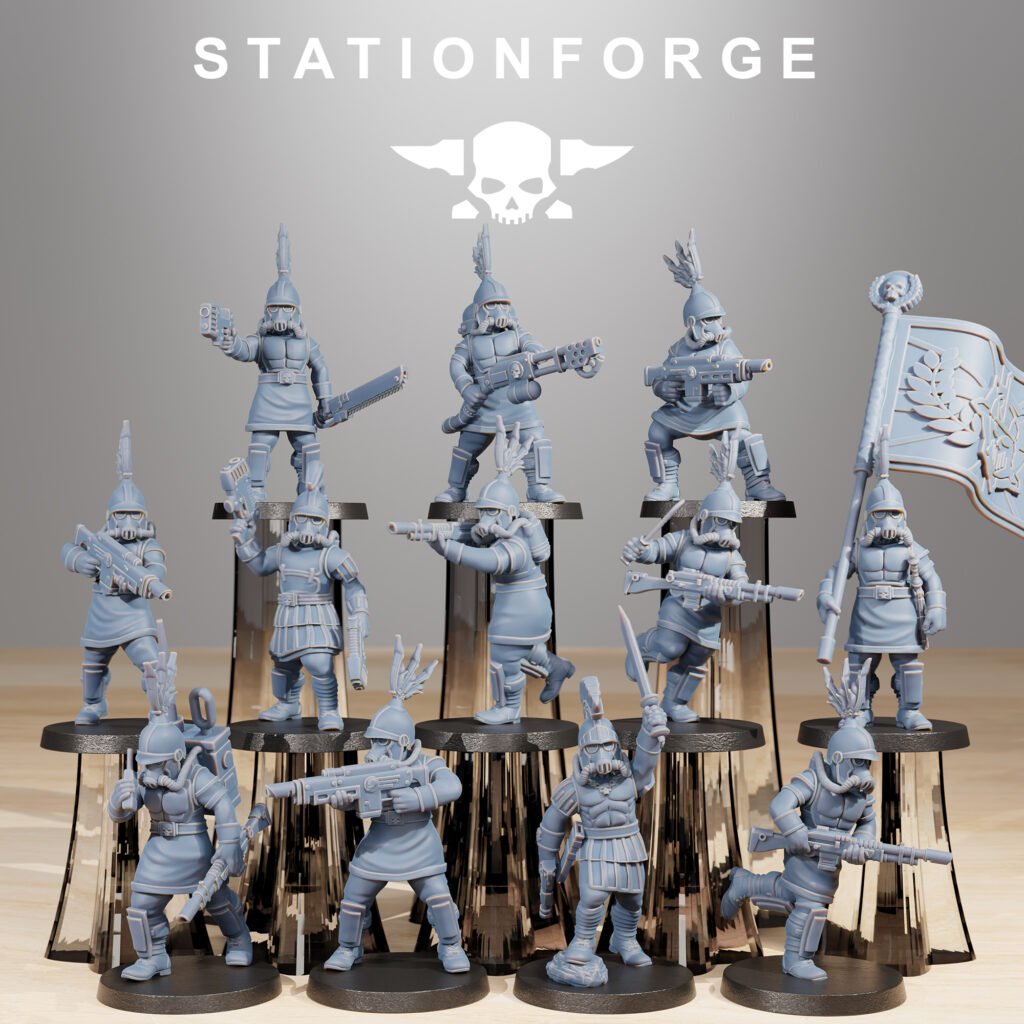 Bike Riders of the Grim Guard x 5, Rough Ground Division