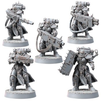 EMPYRIAN SPACE HEAVY SISTERS SQUAD (5U)