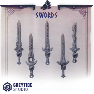 PRIMAL HOUNDS SWORDS SET (5U) (RIGHT)