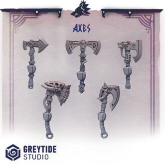 PRIMAL HOUNDS AXES SET (5U) (RIGHT)