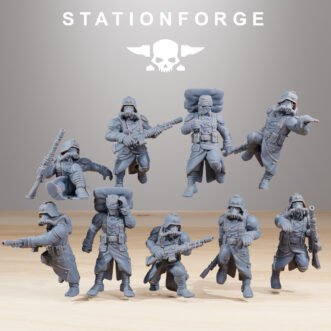 GRIM GUARD TRENCH TERRAIN CREW (9U)