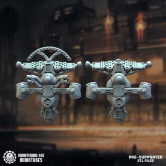 DARK FOUNDRY BLACK STEEL GLADIATORS BACKPACKS (2U)