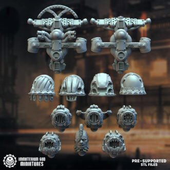 DARK FOUNDRY BLACK STEEL PROTECTORS BITS SET (8U)