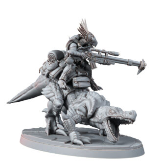 TOORTS RAIDER ON CROC WITH RIFLE