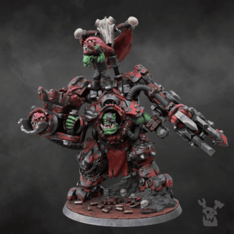 GREEN PORKAZ HORDE GHARGHKOOL DA BIG WRECKA