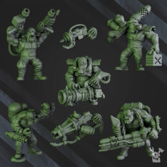 GREEN PORKAZ HORDE UMIEZ BURNERZ