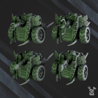 GREEN PORKAZ HORDE BIG WHEELZ GAT