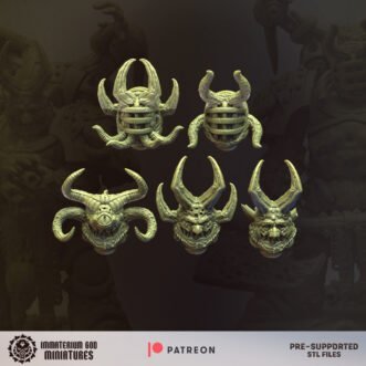 SONS OF DECAY WARRIORS HEADS (5U)