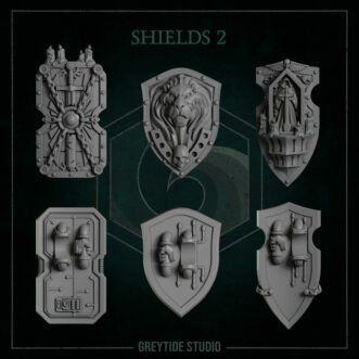 ETERNAL PILGRIMS SHIELDS V2 (LEFT)