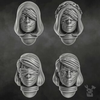WAR SISTERS HOLY ELIZABETH HEADS SET