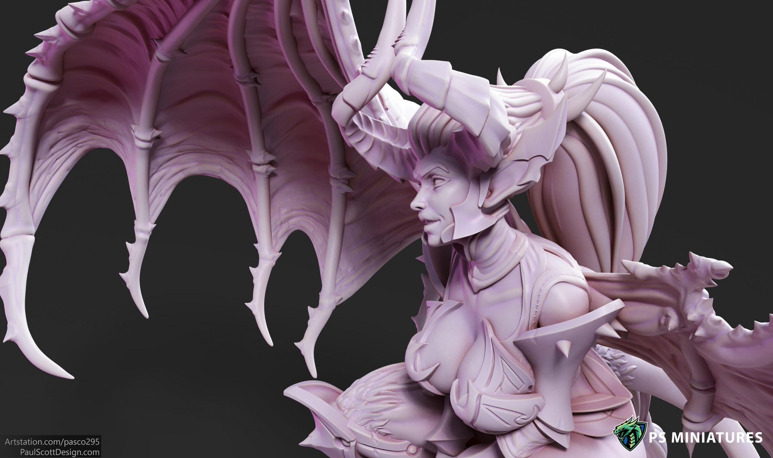 DEMONS OF EXCESS DROW GREATER DEMONIC VALKYRIE – Wargame Exclusive