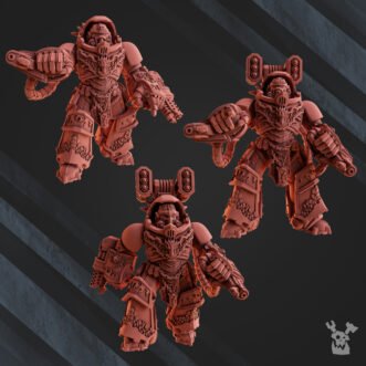 FIRE LIZARDS DRAGON ARMOR SQUAD