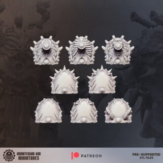 DESERT SCAVENGERS HEAVY SHOOTERS SHOULDERPADS (8U)