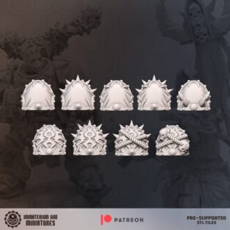 DESERT SCAVENGERS WARRIORS SHOULDERPADS (9U)