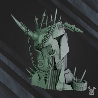 GREEN PORKAZ HORDE MEKAZ HOGYARD TERRAIN TOWER