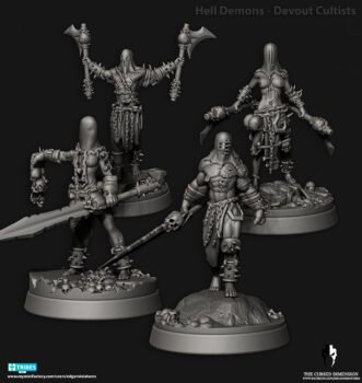 FOLLOWERS OF CHAOS HELL BEASTS CULTISTS