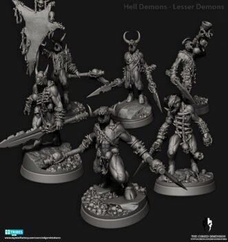 FOLLOWERS OF CHAOS HELL BEASTS LESSER DEMONS