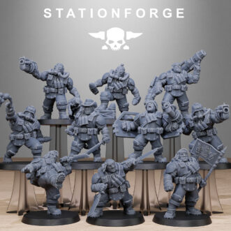 GRIM GUARD JUNGLE FIGHTER MUTANTS