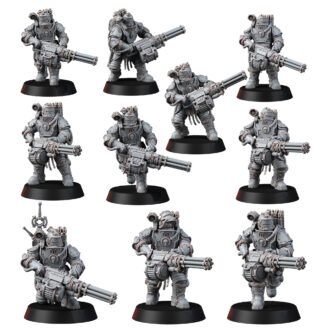SOLAR GUARD SQUAD WITH ROTOR CANNONS