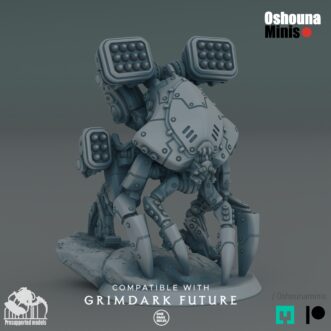 SEA COALITION ARTILLERY BATTLESUIT WITH MISSILE LAUNCHER