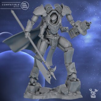 SILVER MOON DAUGHTERS COMMANDER SCYTHE IN EXOSUIT