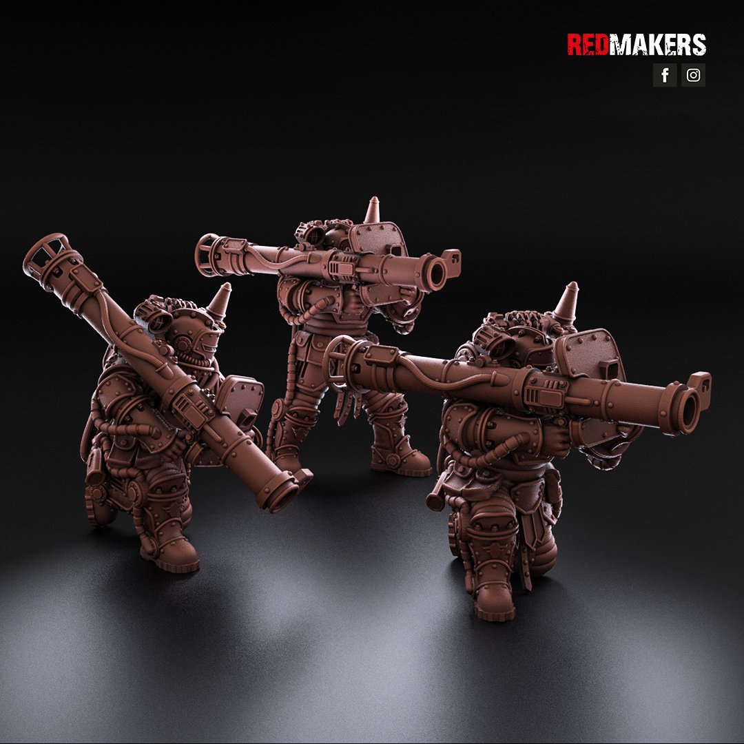 SOLAR GUARD HEAVY SUPPORT SQUAD WITH MISSILE LAUNCHER (3U