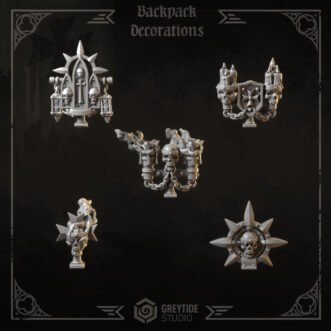 ETERNAL CRUSADERS BACKPACK DECORATIONS