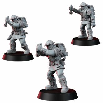 SUNCLAW REGIMENT GUNNERS MORTAR