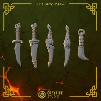 ANVIL WARDENS BELT DECORATION