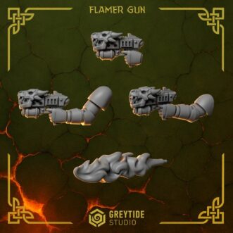 ANVIL WARDENS FLAMER GUN (LEFT)