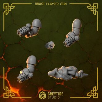 ANVIL WARDENS WRIST FLAMER GUN (LEFT)