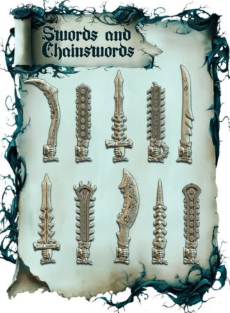 DARK CHAPTER SWORDS AND CHAINSWORDS (MIRRORED)