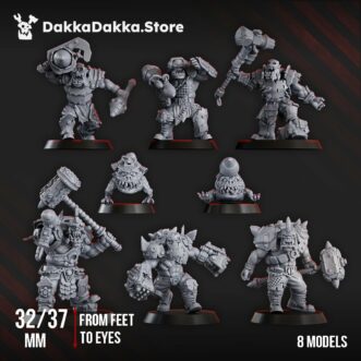 ORCS HEAD CRACKAZ MOB