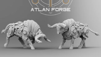 KNIGHTS MINOAN CHARIOT BULLS