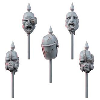 OGRE PIKED HEADS
