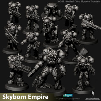 SKYBORN SCAVENGERS TROOPS WITH PLASMA