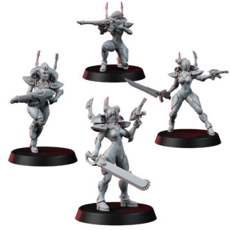 SPACE ELF FEMALE SOLDIERS SQUAD V2 (NSFW)