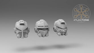KNIGHTS TEMPLAR CRUSADERS HEADS