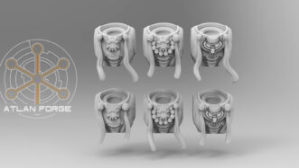 AEGYPTIAN MAGES OF AEGYPTUS TORSOS