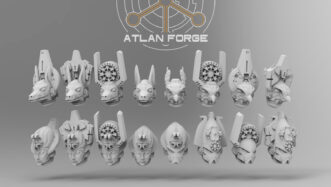 AEGYPTIAN MAGES OF AEGYPTUS HEADS