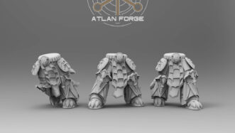 AEGYPTIAN SHIELD GUARD LEGS