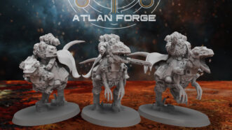 KNIGHTS CYBER VELOCIRAPTOR RIDERS